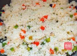 Illustration of home-style egg fried rice 4