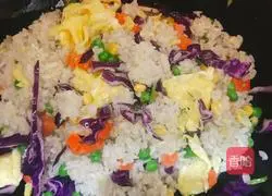 Colorful Fried Rice Recipe Illustration 4
