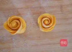 Pumpkin Rose Steamed Buns Recipe Illustration 15