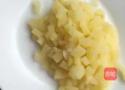Illustration of how to make potato fried rice 2