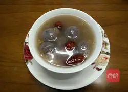 Illustration of how to make rose honey and red date glutinous rice balls 4