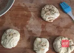 Illustration of how to make sesame pancakes 10