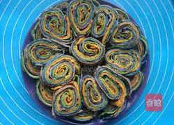 Colorful vegetable pancake recipe 11