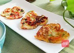 Illustration of how to make pan-fried radish pancake 11