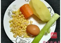 Corn kernel potato cake recipe illustration 1