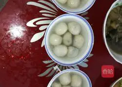 Illustration of homemade glutinous rice balls 6