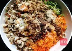 Mushroom, carrot and pork filling Illustration of how to make steamed buns 5