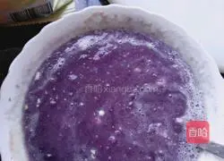 Illustration of how to make purple sweet potato buns 2