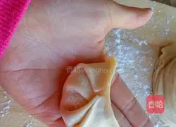 Illustration of making dumplings stuffed with baby cabbage 11