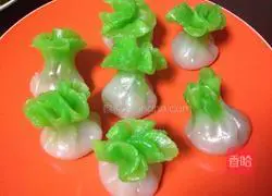 Illustration of how to make crystal cabbage steamed dumplings 20