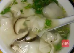 Illustration of how to make mushroom and shrimp wontons 8