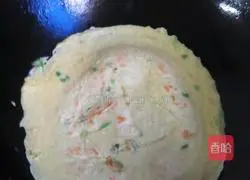 Crispy Egg Pancake Illustration of how to do it 3