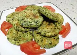 Illustration of how to make crispy and delicious spinach pancakes 14