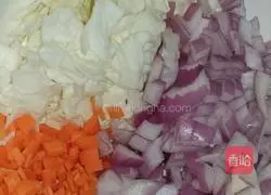 Illustration of how to make homemade fried rice 1