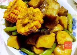 Illustration of how to make beans and potato pancakes 15