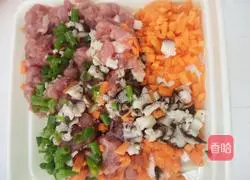 Illustration of how to make green vegetable dumplings 6