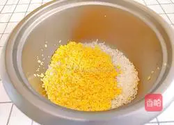 Egg Illustration of how to make fried rice 6