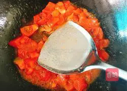 Illustration of how to make sunset fried rice 9