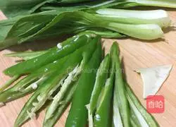 Illustration of how to make vegetarian fried noodles 2