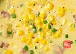 Illustration of how to make sweet corn cakes 2