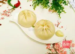 Illustration of how to make sauced pork buns 15