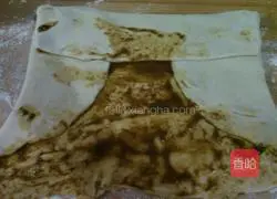 Illustration of how to make five-spice sesame pancake 8