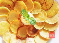 Illustration of how to make small egg pancakes 4