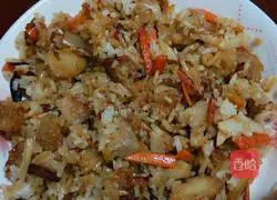 Illustration of how to make chicken chop fried rice 5