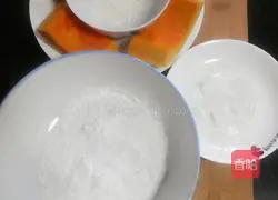 Illustration of how to make sweet-scented osmanthus and pumpkin dumplings 1