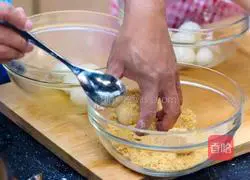 Double-flavor glutinous rice balls recipe 9