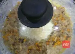 Illustration of how to make steamed meatloaf with winter vegetables and mushrooms 4