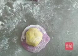 How to make purple sweet potato blossom steamed buns Illustration 6