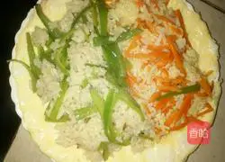 Illustration of two-color fried rice 6