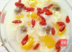 Illustration of how to make orange slices, Guiyuan, wolfberry, sweet wine, glutinous rice balls and boiled eggs 5