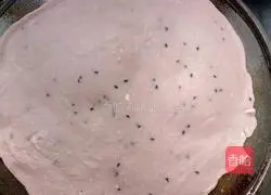 Illustration of how to make purple potato milk pancakes 13