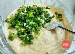 Illustration of how to make soy milk dregs cake 6