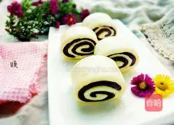 Illustration of how to make milk chocolate steamed buns 11
