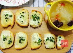 Illustration of how to make grilled steamed buns 4