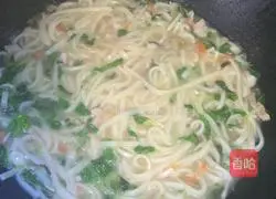 Illustration of how to make assorted noodles 6