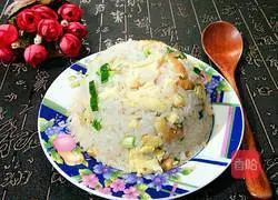 Illustration of how to make green garlic and oyster sauce fried rice 12