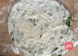 Chopped green onion Illustration of how to make cakes 22