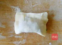 Illustration of how to make vegetarian wontons 9