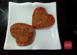 Illustration of how to make carrot okra pancakes 10