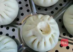 Illustration of how to make bean buns 11