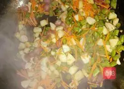 Illustration of how to make sausage meatball rice 5