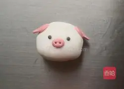 Illustration of how to make cartoon pig dumplings 7
