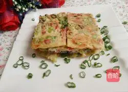 Illustration of how to make bean and egg pancakes 7