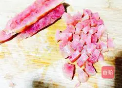 Fried rice with clams and sausages Illustration of how to do it 1