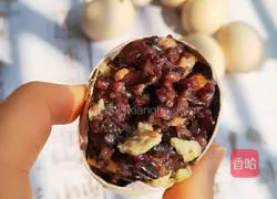 Illustration of making glutinous rice eggs 16