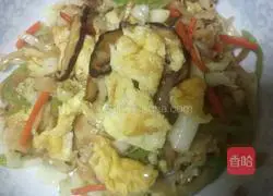 Illustration of how to make vegetarian pancakes 11